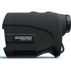 Gogogo Sport Vpro Golf Laser Rangefinder 1100 m with Slope Switch, Magnetic Strip, Golf Rangefinder 6x Magnification, Tournament Mode, Fast Flag Lock with Pulse Vibration for Golf Hunting