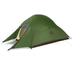 Naturehike Cloud Up 2 Upgrade Ultralight Tents Double 2 Person Tent 3-4 Season for Camping Hiking (20D Forest Green Upgrade)