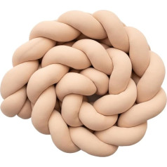 CuteCraft Meliboo Fluffy Braided Decorative Cushion, Height up to 17 cm, Handmade in Europe, Decorative Braid, Premium, Large Choice of Colours