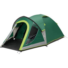 Coleman Kobuk Valley 4+ Dome Tent | Lightweight 4 Person Igloo Tent with Large Darkened Sleeping Cabin | 4 Man Camping Tent with Awning | 100% Waterproof WS 4,500