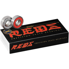 Bones Baby Girls Bearings Set of 16 Redz 7 mm, red