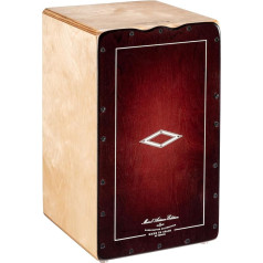 Meinl Percussion Artisan Cajon Instrument/Trommel für Erwachsene/Fortgeschrittene/Profis - Dark Red Burst Frontplatte / Korpus aus Baltischer Birke - Kein Cajon Bausatz - Soleá Line (AESLRB)