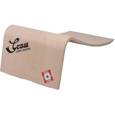 GRAW J25 Skateboard, Scooter Ramp, Natural