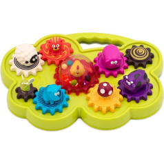 B. toys by Battat - Mooosical Gears - Musical Animal Shape Sorter for Toddlers 18 months +