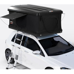 TentBox - Classic Roof Tent, TentBox Car Roof Tent, Sleeping Area for 2 People, Camping for All Four Seasons, Roof Tent Box, Gas Assisted Opening, Set Up in 60 Seconds