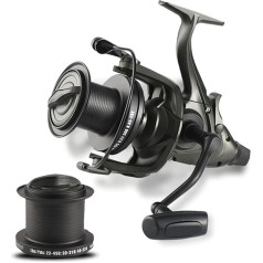 Vollmetall-Angelrollen, links/rechts, 4,6:1, Übersetzung, Meer, rotierende Rollen, 17,9 kg Zugkraft