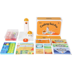 MatataStudio Coding Set Pro Programmable Robot Kit for Children from 4+ Electronic Robot Toy DIY Robotic Set for Beginners Learning Programming with Games STEM Learning Toy Gifts