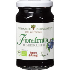 Rigoni di Asiago Fiordifrutta Fruit Spread Wild Blueberry Organic 250 g