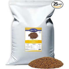 Lyra Pet® 25 kg flax seeds, rich in omega-3 fatty acids, fibre and proteins, supplementary food for wild birds and small rodents, nutrient-rich, year-round bird food, ideal for scattered food