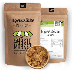 100g Ginger Pieces Lightly Candied | Dried | Sulphur | Sharp | Ginger | Snack | Pieces