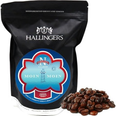 Hallingers No. Moin Moin - Gourmet Coffee, Gentle Long-Term Roasted (Bag) - Gift in Summer & as a Perfect Barbecue Gift | Birthday Congratulations New Home Anniversary Friendship Recovery