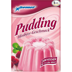 Komet 5x Pudding Raspberry Flavour