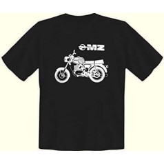 Tshirt MZ model TS Black + The Ostprodukte Gift – DDR Tradition and Product – Gift Idea for anyone Ostalgiker Ostdeutschland from Ostprodukte Experts Ossi – Ostpaket with DDR Classic – Ideal for any DDR Gift Set + FREE: Delivery includes gift tag 