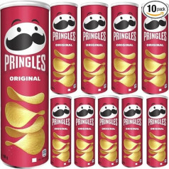 Pringles Original Chips 185 g x 10 Pieces