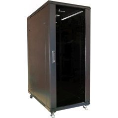 Stelāžas skapis 32u 600x1000mm melns stāvošs