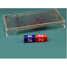Magnetic Force Line Demo Kit, 3D Magnetic Field Demonstrator - Physics Experiment Equipment - Used for Students to Use Teaching Tools and Teaching Tools