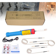 CFDZCP Flameless Heat Induction Tool, 1000 W Electromagnetic Induction Heater Set with 3 Coils, Hand-Held Bolt Heater for Removing Rusty Screws