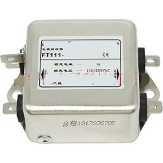 AC Single Phase Mains Filter 220V Interference Free Air Purifier FT110-1AFT111-3A6(FT111-30 30A)