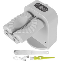 Electric Dumpling Machine, Dumpling Shape, Lazy Home, Fully Automatic Tool, Brush Tool, Electric Pasta Machines (Grey)