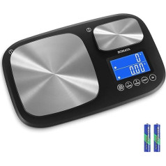 BOMATA 0.01g & 15kg Dual Platform Digital Scale Dual Accuracy Summing Function, Grams and Ounces, Suitable for Small Items, Food, Bakery, Yeast, Jewelry B614