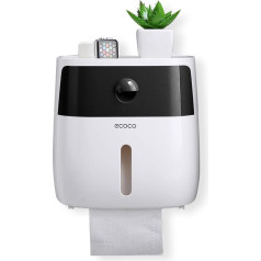 Meiyijia, Toilet Roll Holder, Waterproof, Self Adhesive, Wall Mounted, with Dust Cover