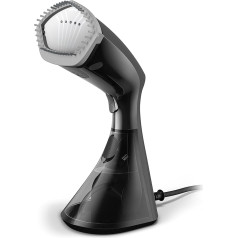 Philips 8000 Series tragbarer Dampfglätter - 1600 W, 32 g / Min Dampf, kompaktes ergonomisches Design, SmartFlow Heizplatte, Schwarz (GC800/80)