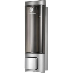 Anself CHUANGDIAN Soap Dispenser Wall Mounted Shower Gel Dispenser Manual for Hair Shampoo Shower or Hand Cleanser 200ml (Silver)