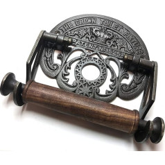 Traditional Crown vintage design victorian wall mounted toilet loo roll holder