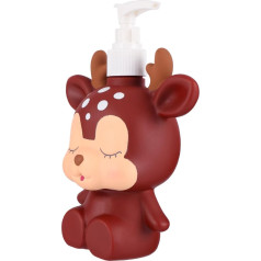 Cabilock Funny Cartoon Soap Dispenser 300ml Empty Soap Pump Lotion Shampoo Liquid Hand Deer