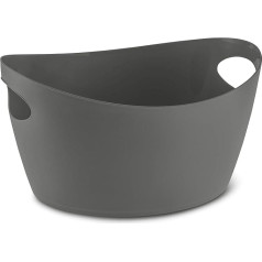 Koziol Bottichelli Storage Tub / Chest, Deep grey, medium