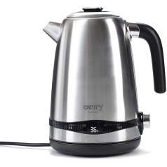 Adler CAMRY Stainless Steel Kettle 1.7 L with LCD Display and Temperature Control
