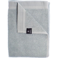 Himla Lina Hand Towel 50 x 70 cm Blue Guest Towel with Hanger Quick-Drying Absorbent - Cool Light Blue - 70% Cotton 30% Linen - Oeko-Tex