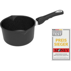 AMT Gastroguss Lotan® AMZN-918-Z20B Milk Pan, Diameter 18 cm, Height 10 cm, Sauce Pot with Removable Handle, Not Suitable for Induction Cookers, Non-Stick Finish, Cast Aluminium