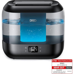Dreo Smart Humidifier for Bedroom, Top Fillable 4L Super Large Cooler Mist Humidifier with Oil Diffuser and Night Light, 32 Hours Running Time, Quiet Ultrasonic Humidifier Home