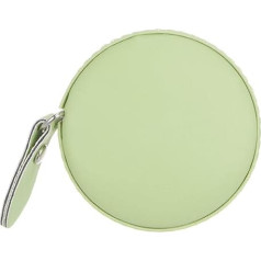 sourcing map 150cm Round Retractable Tape Measure Soft Leather Tailor Measure Pocket Size for Body Fabric Sewing Measure Green