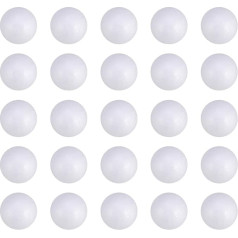 Sewroro Pack of 50 5 cm White Foam Balls Craft Polystyrene Balls for Arts Crafts Foam Smooth Round Balls Polystyrene Balls for School Projects Christmas Decoration