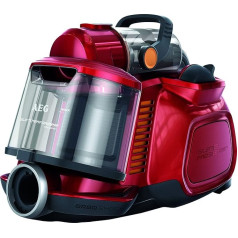 AEG ASPC7120 SilentPerformer Cyclonic All Floor Bagless Cylinder Vacuum Cleaner, 800 W - Watermelon Red