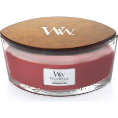 Woodwick oblong scented candle with crackling wick