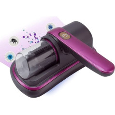 Mite Vacuum Cleaner, 100 W Mite Vacuum Cleaner for Mattresses, Portable Wireless Mattress Vacuum Cleaner, 8000 pa Handheld Vacuum Cleaner with Permanent Dust Container for Mattresses, Sofa, Cushions,