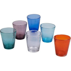 Villa d'Este Home Tivoli Infinite Cancun 5911603 Hand Blown Glass 330ml Capacity (Pack of 6)