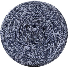 zhangxiaomin T-Shirt Yarn for Crocheting, 290 g / 90 m Multicoloured Coarse Cotton Yarn for Knitting, Textile Yarn and Crochet, T-Shirt Band Yarn, Knitting Yarn, Throw Yarn for Baskets, Bags,