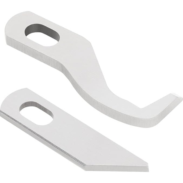 VGOL Pack of 2 Top and Bottom Overlock Blades Compatible with Singer S14-68 S14-69 S14-77 S14-78 S14-79 Compatible with Pfaff Element 1450OL