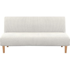 Jinayana Clic Clac Sofa Cover, Print Futon Sofa Seat Covers Without Armrests 3 Seater (Pineapple Grenadine)