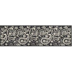 wash+dry Doormat Folk Paisley 35 x 120 cm, Washable Inside and Outside