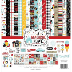 Echo Park Paper Company A Magical Place Collection Paper Kit, 12 x 12-inch