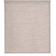 Estoralis BRAN Modern Design Roller Blind Translucent Fabric Colour Linen 110 x 180 cm (Width / Height) Fabric Size 107 x 175 cm Roller Blinds for Windows and Doors