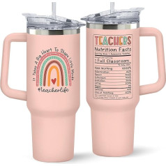 Teacher Gifts - Teacher Gifts - Teacher Gifts for Women, Gifts for Teachers, New Teachers, Back to School, Mother's Day Gifts for Teachers, Teachers, Birthday Gifts - 1.2L Tumbler