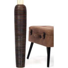Decorative Tall Floor Vase - Wood - Height 90cm (brown)