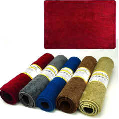 parpyon® Non-Slip Rug for Bathroom, Entryway, Magic Microfiber Rug, Washable Bathroom Rug, Shower Mat, Modern Rugs (40x60, Red)