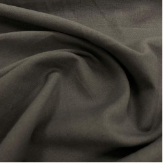 Kt KILOtela - Recycled Fabric Home Decor 14% Linen 86% Cotton Recycled (76% g), Washed Finish, Vintage Style, 100cm Length x 280cm Width, Asphalt Grey - 1 Metre